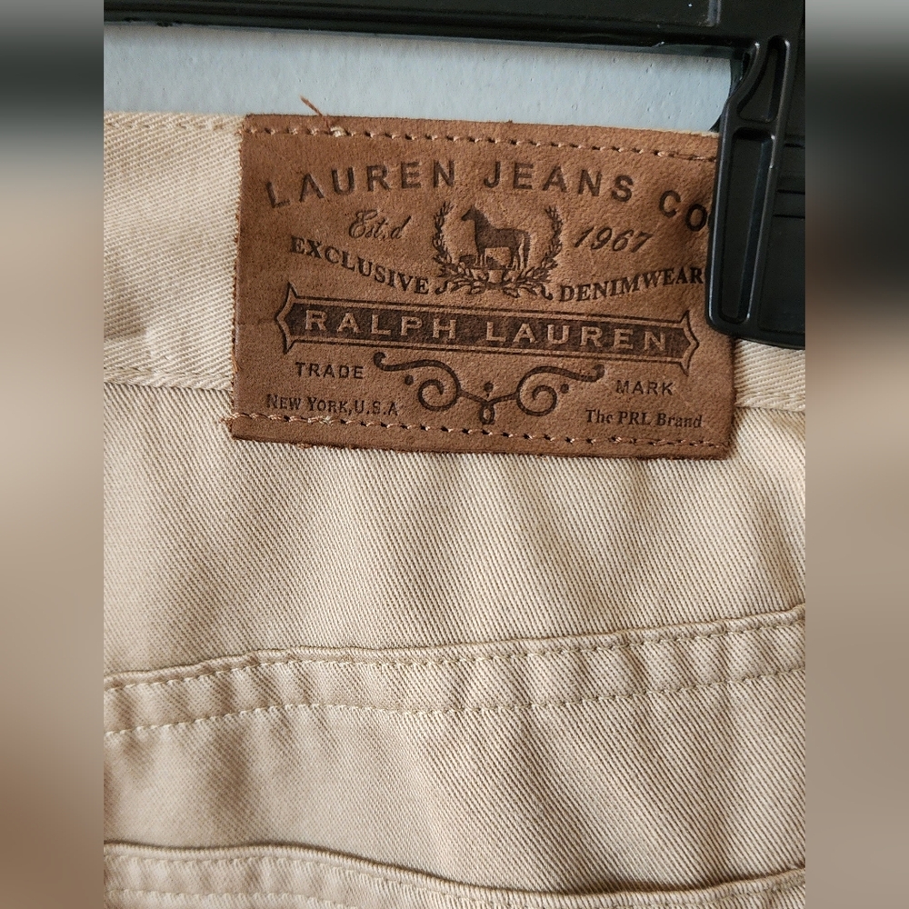 Ralph Lauren Jeans Company Cropped Khaki Pants Size‎ 8